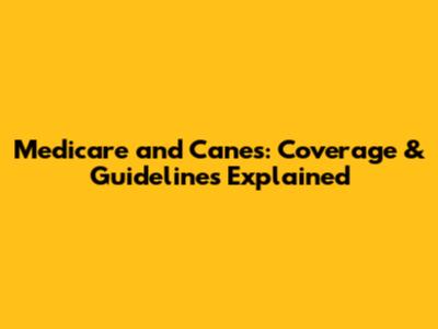 Medicare and Canes: Coverage & Guidelines Explained